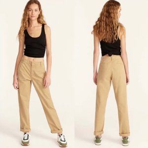 NWT J. Crew Pleated Slouchy Boyfriend Chino Pants